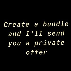 Bundle = private offer